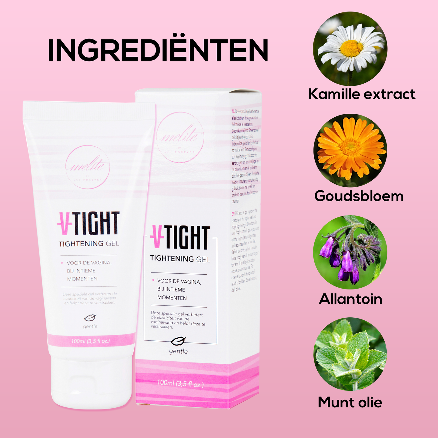 ingredienten lijst vtight gel